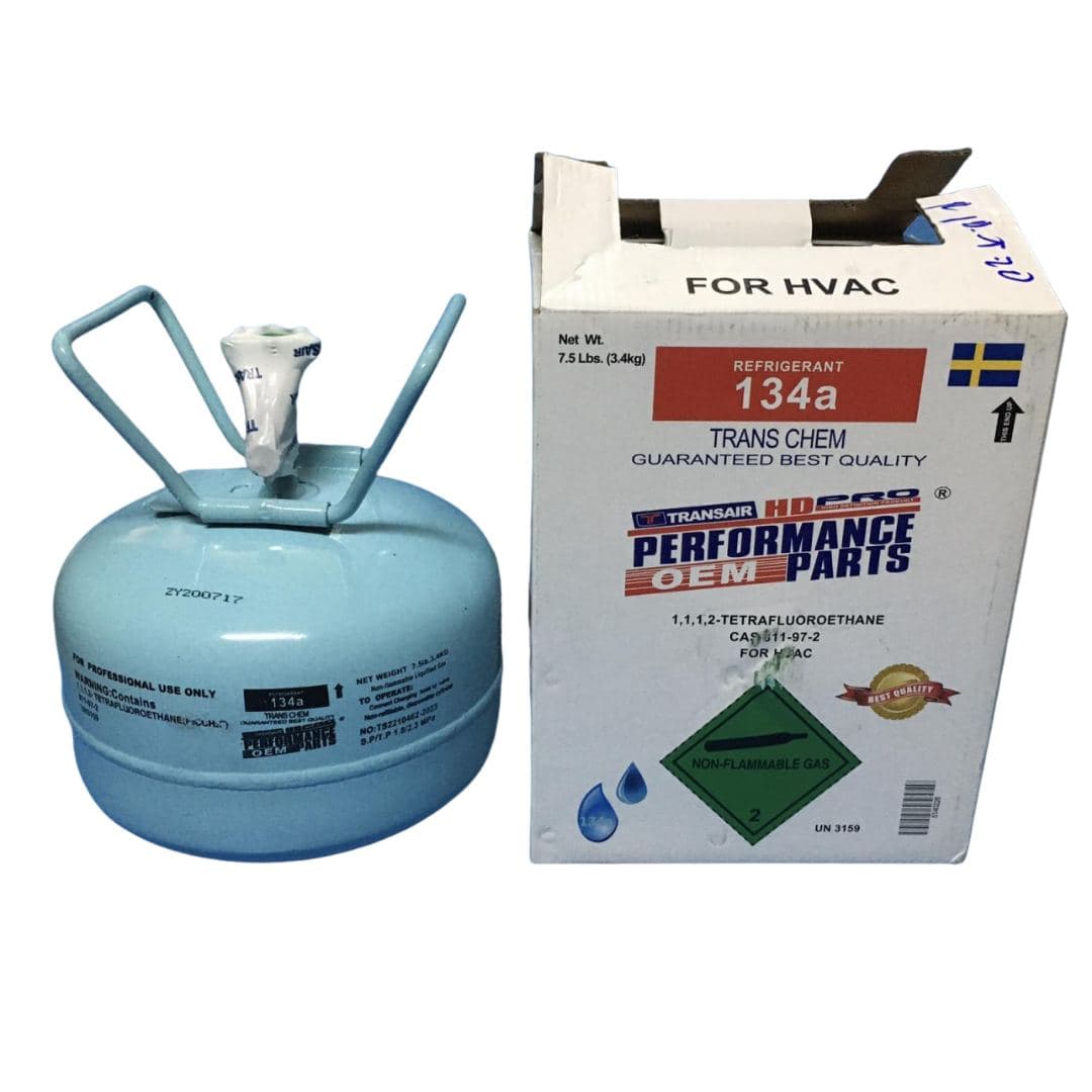 FREON R134a REFRIGERANT 3.4 kg TRANSAIR HD PRO PERFORMANCE car aircon