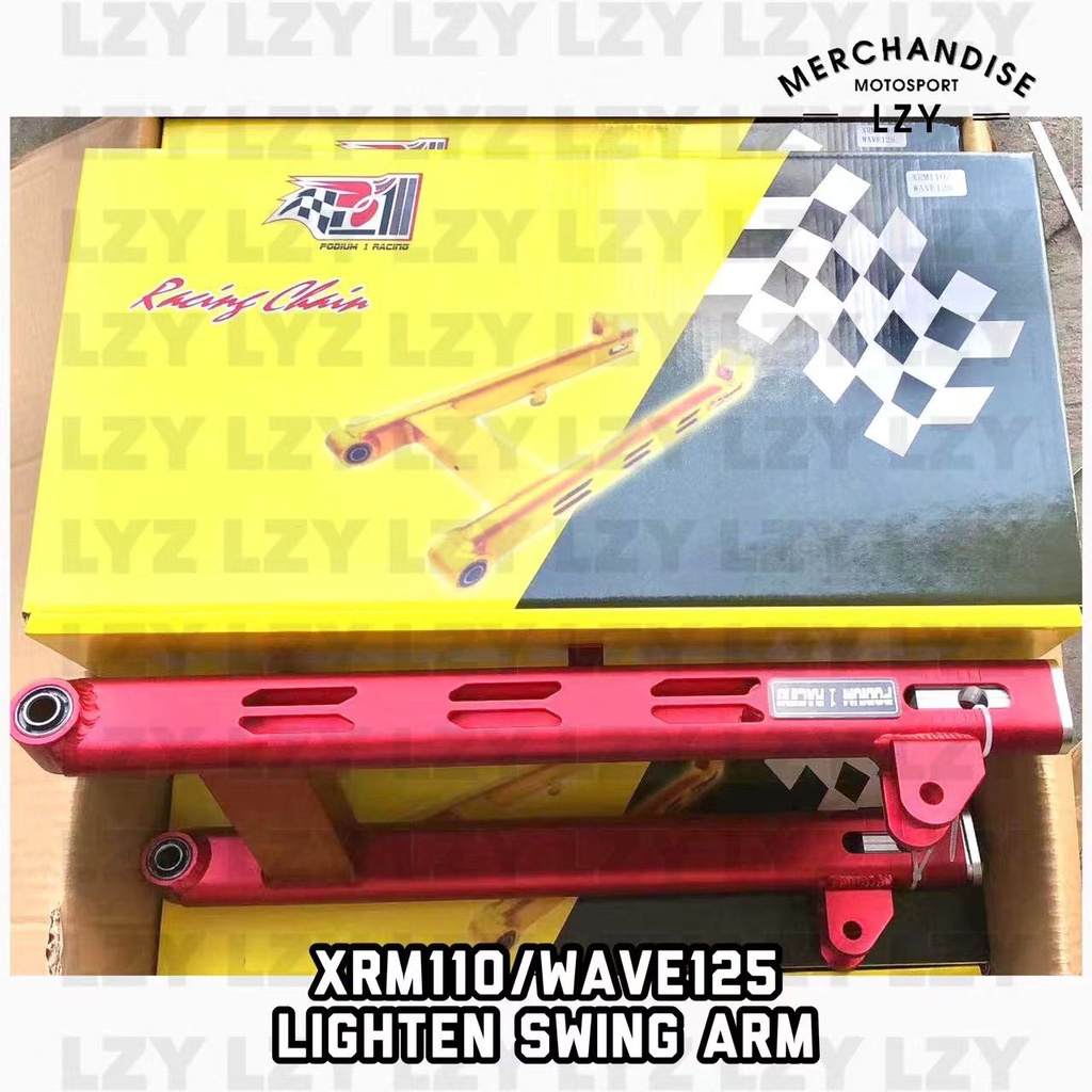 swing arm xrm 125 ☂Original PODIUM 1 RACING XRM 110 WAVE 125 LIGHTEN SWING ARM MOTORCYCLE♥