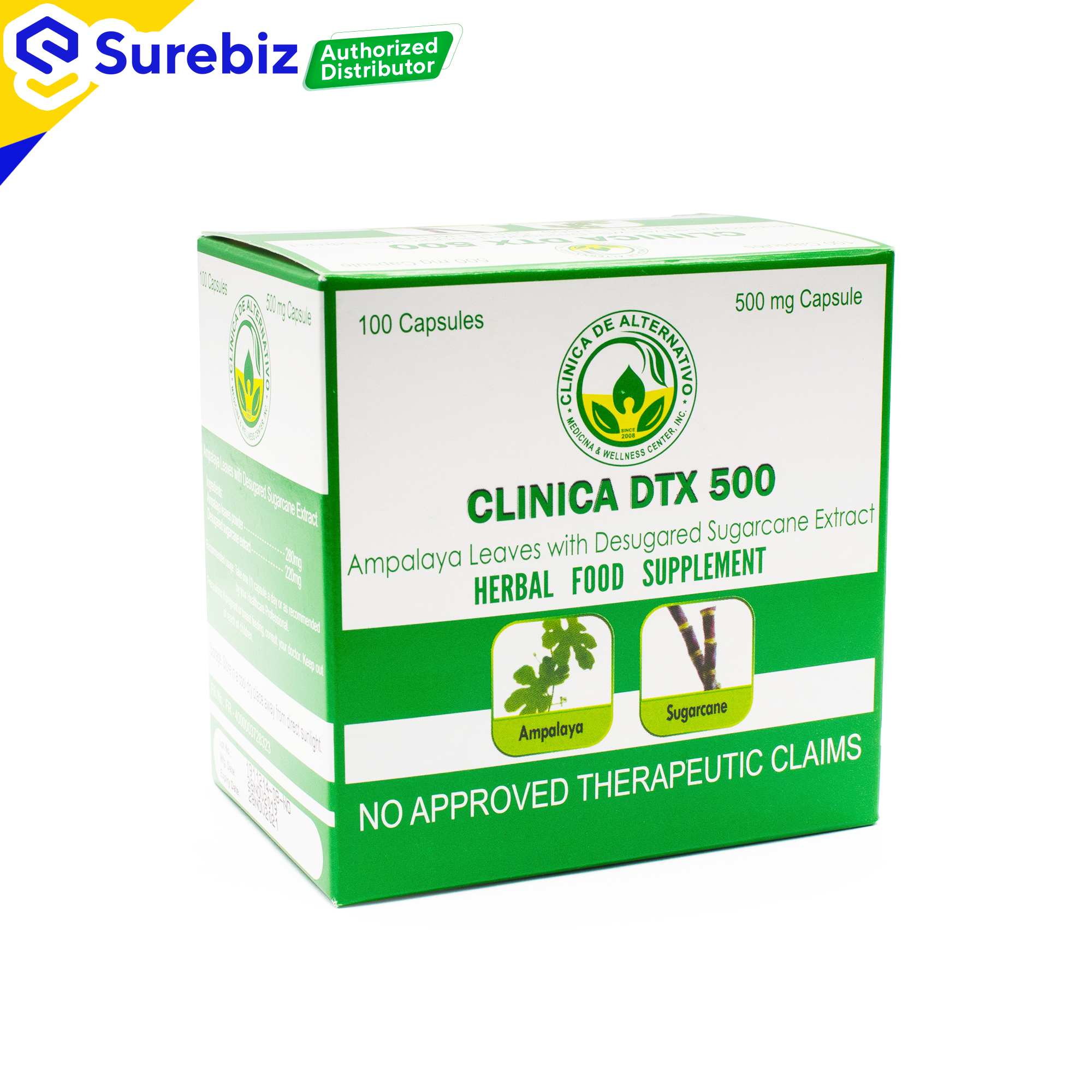 Clinica DTX 500 Ampalaya Leaves with Desugared Sugar Cane Extract