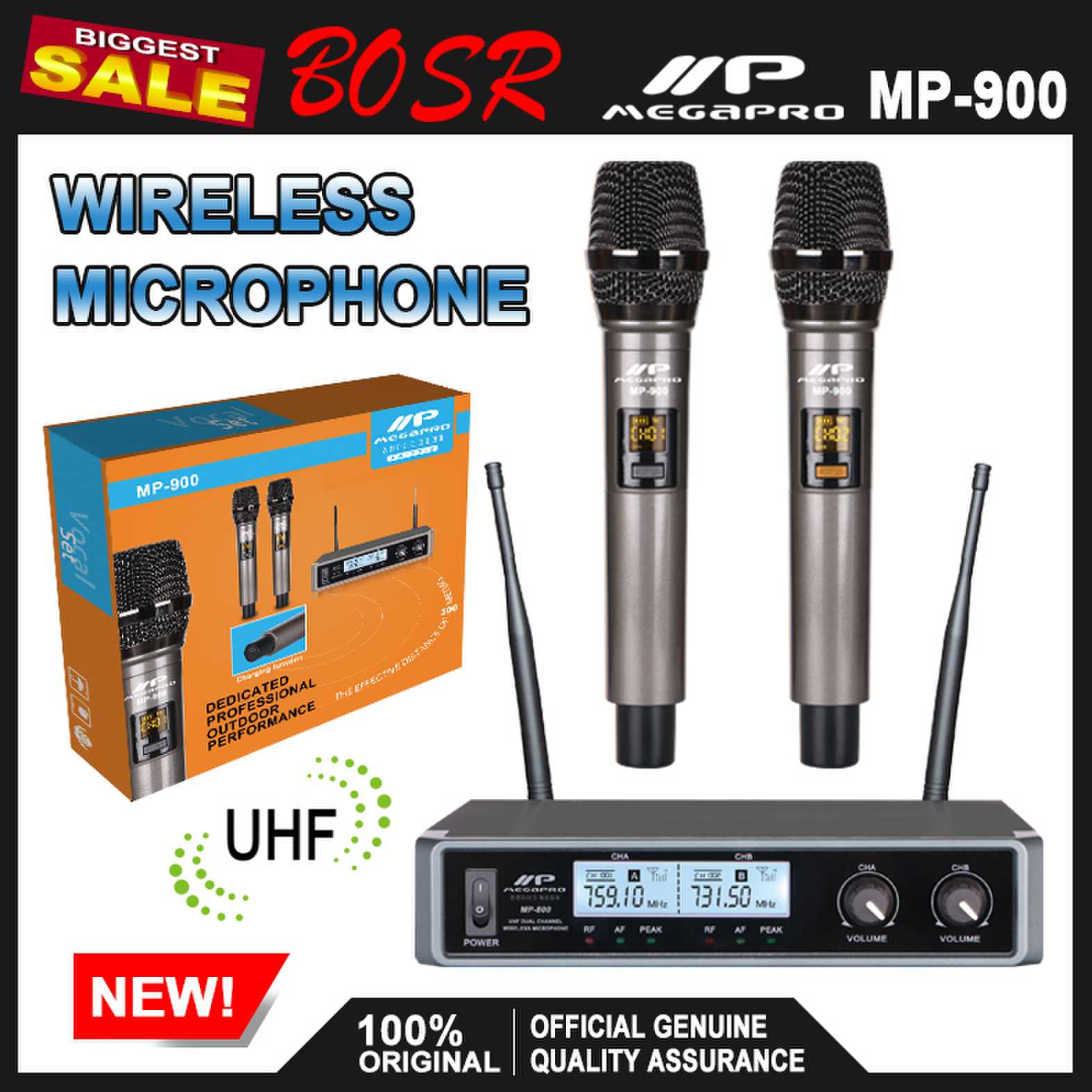 MEGAPRO MP900 Newest wireless microphone with charging function