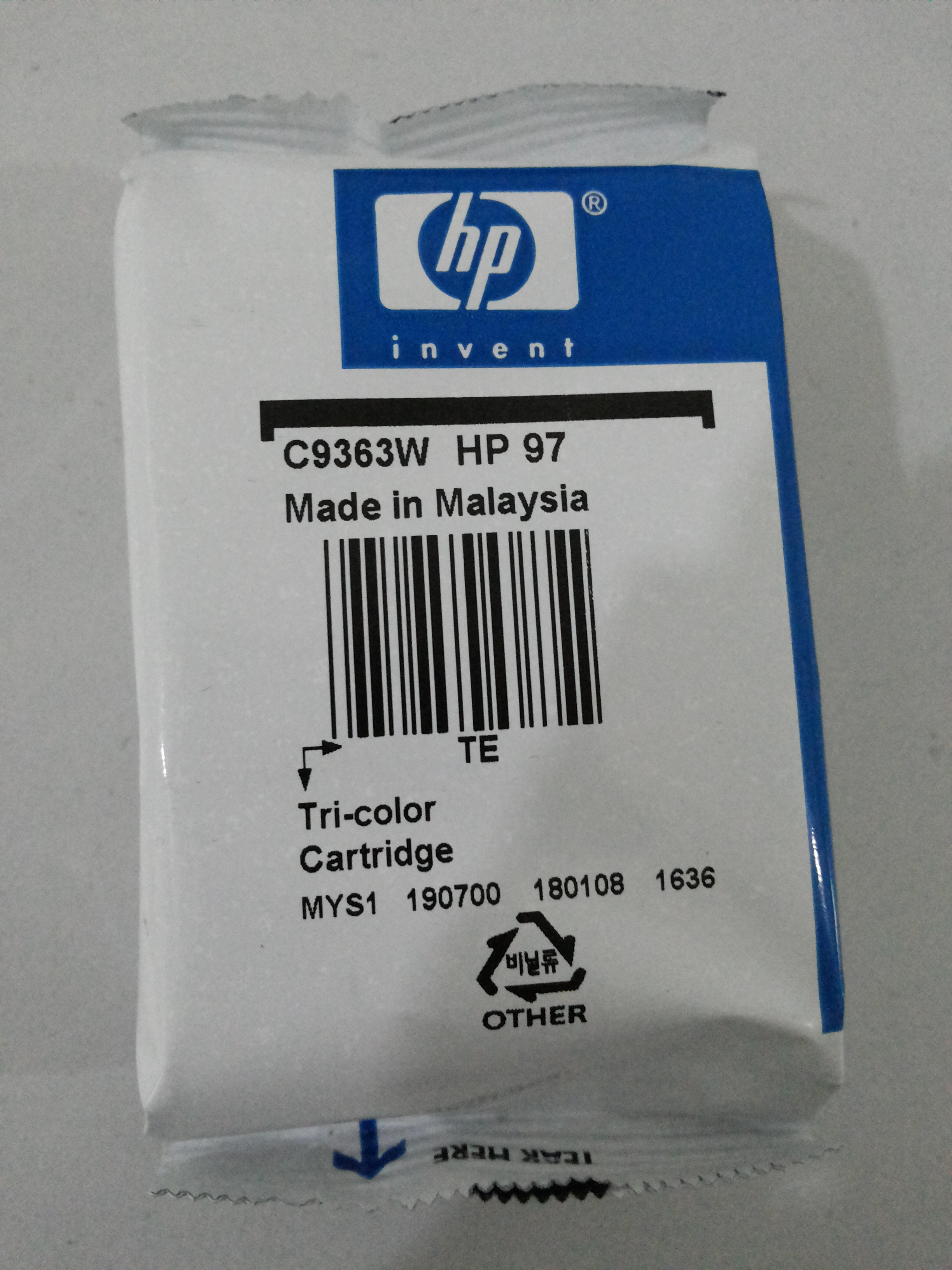 hp tri color cartridge