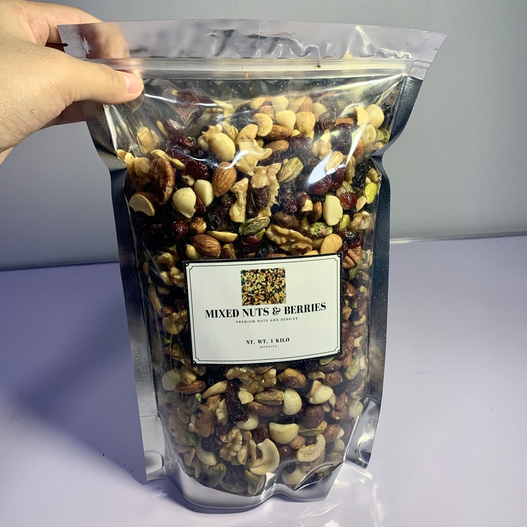 Mixed Nuts and Dried Berries 1 kilo Imported Lazada PH