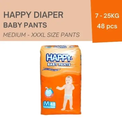 Happy Pants Diaper (M - XXXL) (48's)