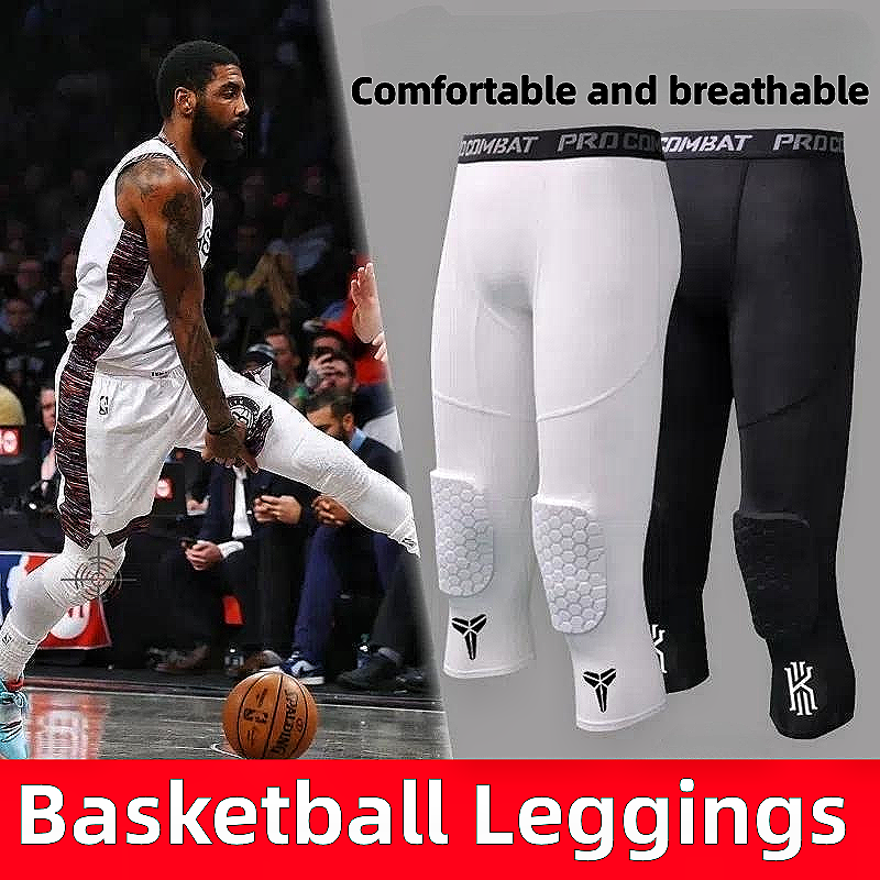 Men's Sports Basketball Leggings Compression Shorts Pants Running Training Fitness  Pants jogger jersey