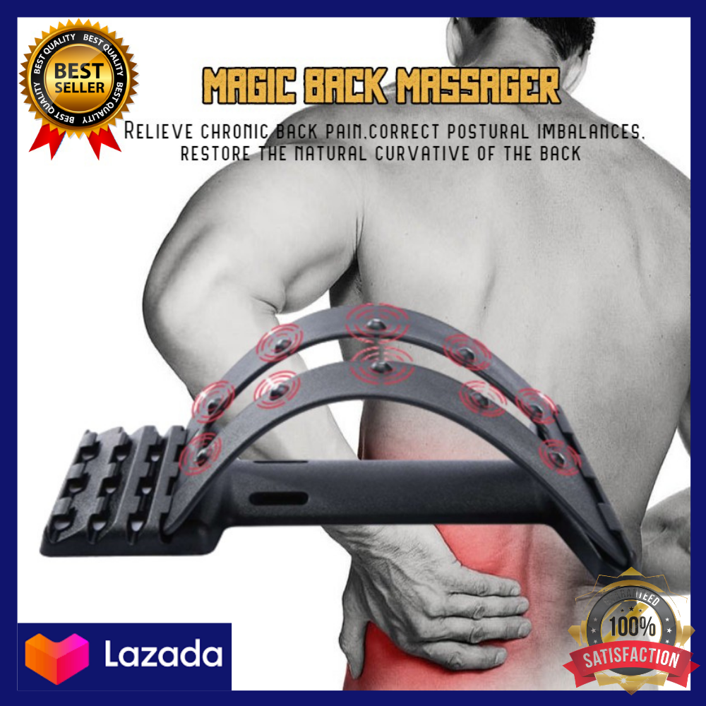 JZMC 2 BEST SELLERS !! Magic Back Support Stretcher Spine Stretcher
