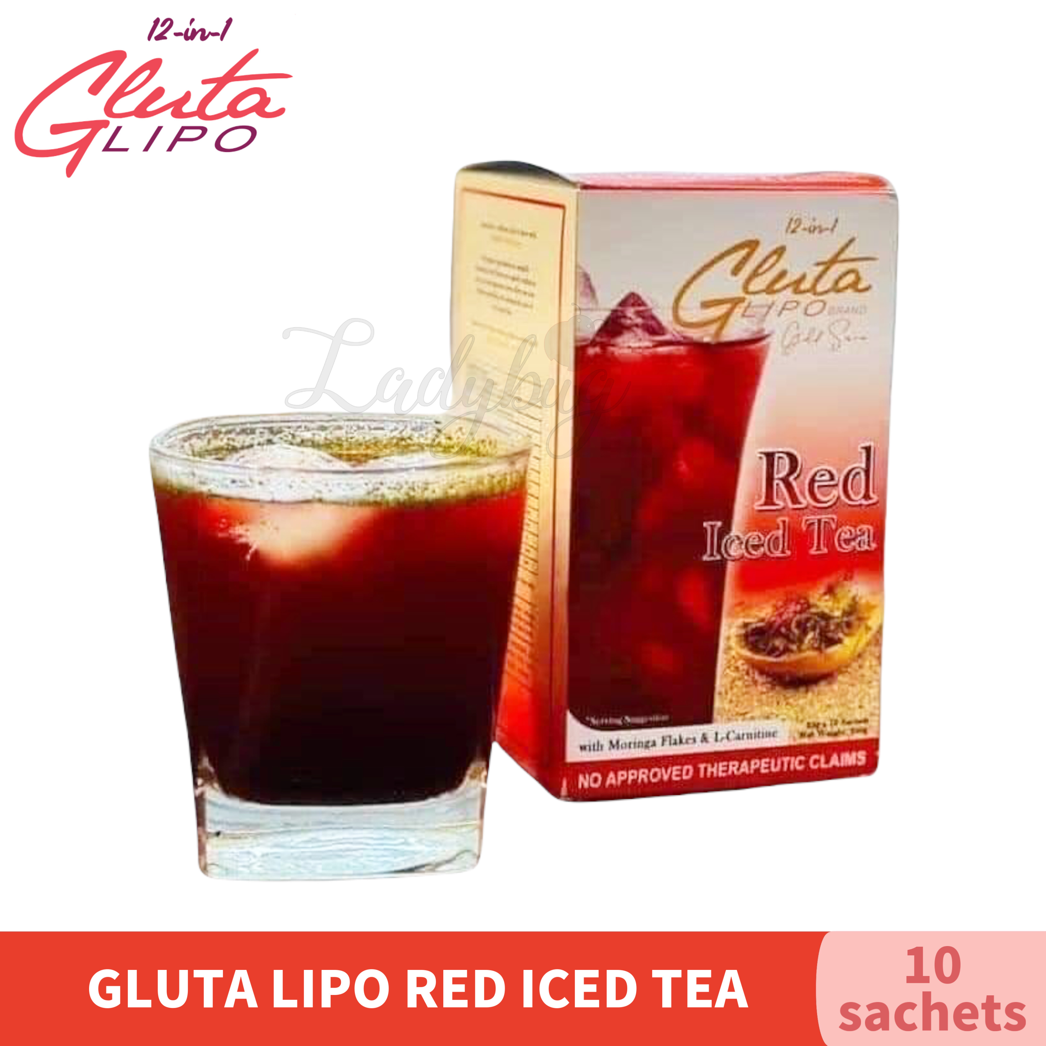 Gluta Lipo Gold Series Red Iced Tea (10 sachets) Lazada PH