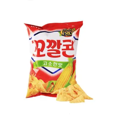 LOTTE Kkokkalcorn (꼬깔콘) Original Flavor Corn Chips 72g