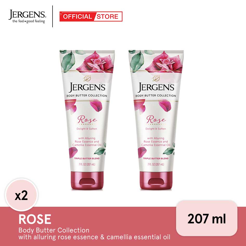 Bundle of 2 Jergens Rose Body Butter Lazada PH