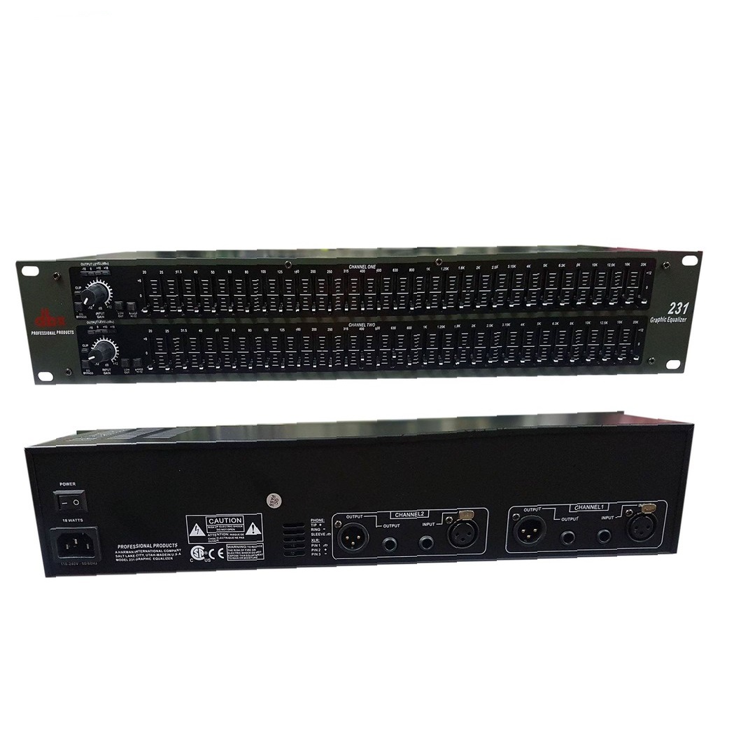 DBX 231 – 2 SERIES 31 BAND PROFESSIONAL GRAPHIC EQUALIZER | Lazada PH