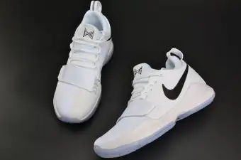 black and white paul george shoes