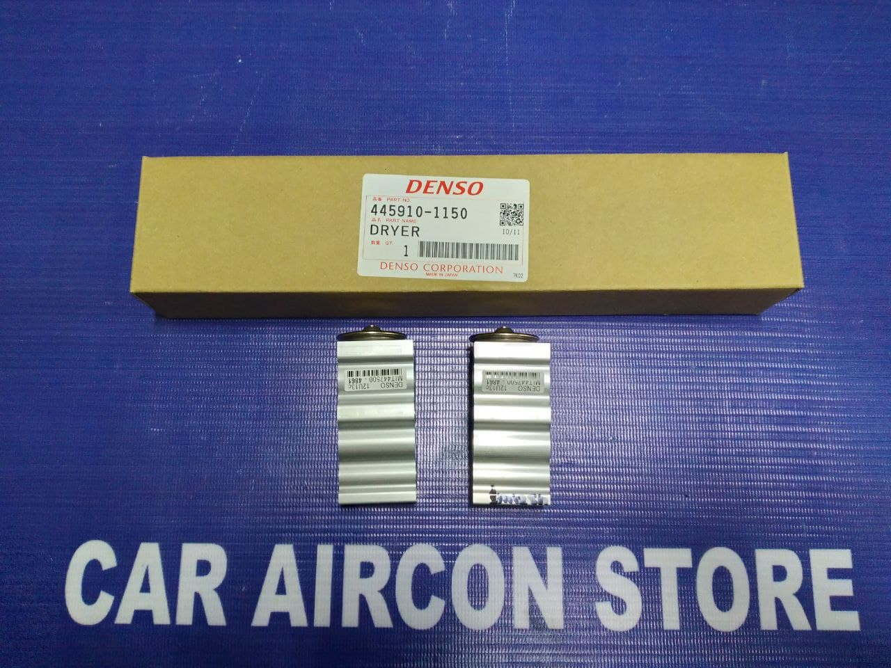 DENSO ORIGINAL car aircon filter drier and expansion valve front & rear
