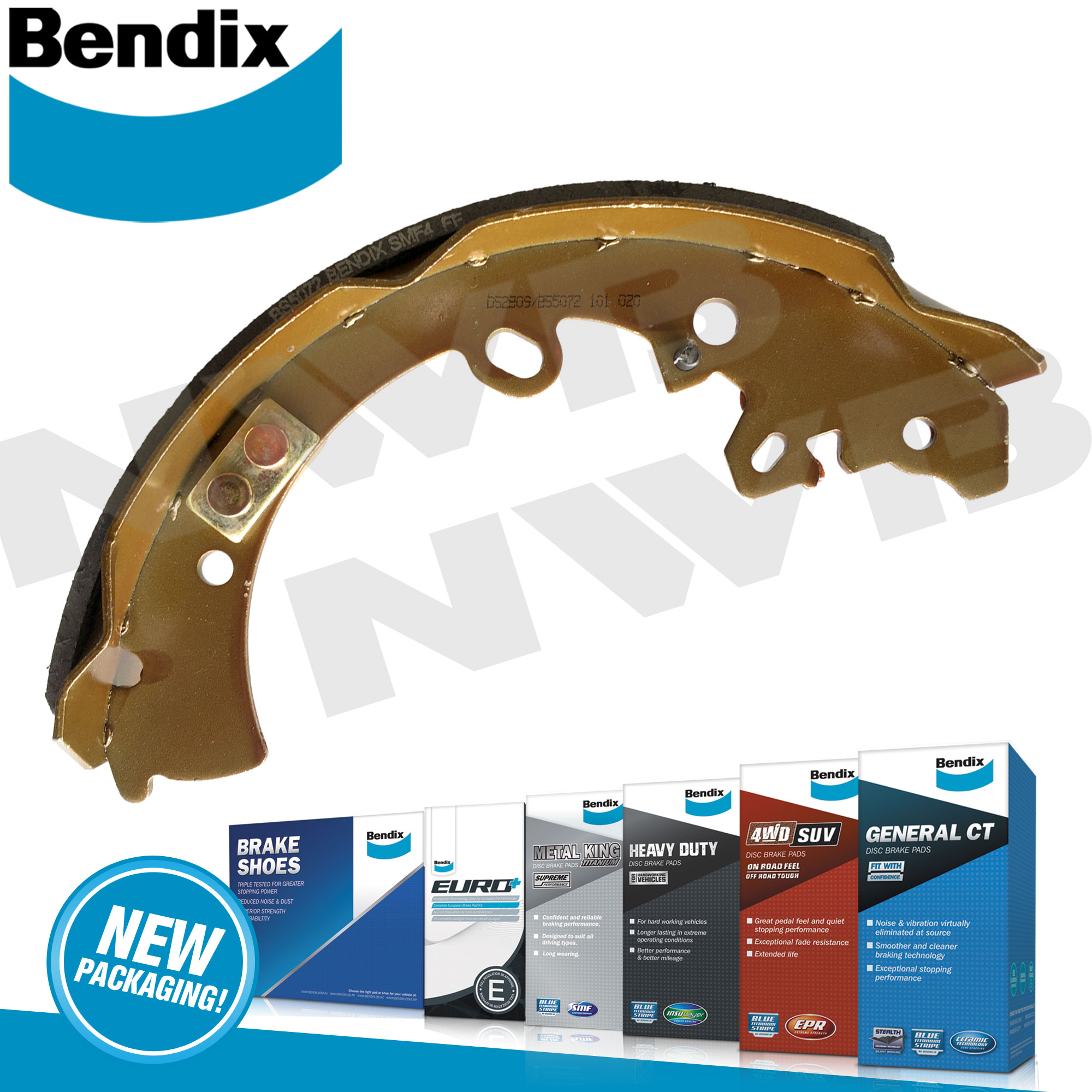Bendix Brake Shoe Set for Toyota HiLux 4x4 and Fortuner 20052015