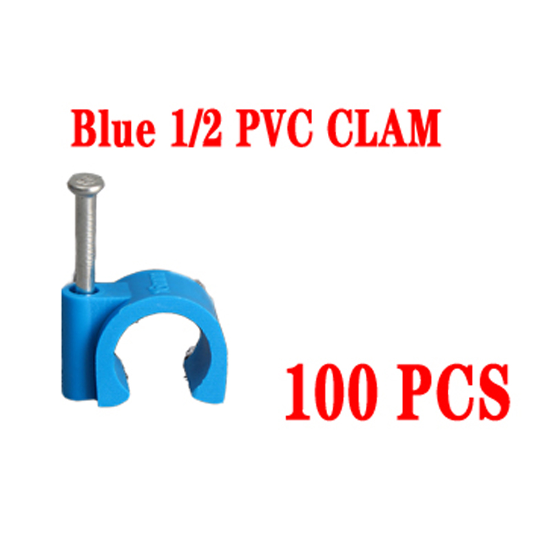 PVC Clamp Half Clamp 1/2“,3/4”,1”(BLUE/ORANGE\White) hose clamp/hose ...