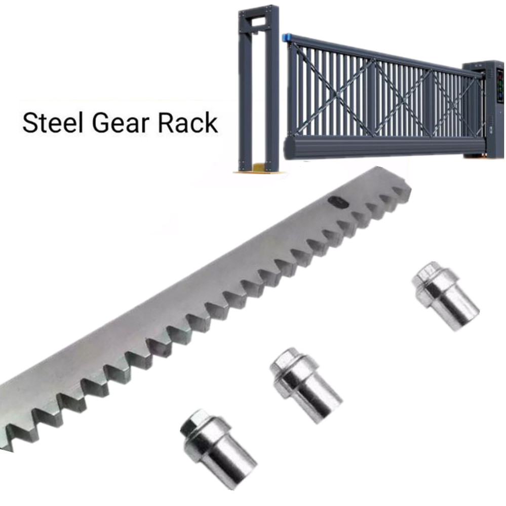 thumbnail image 2 of IMeshbean Steel Gear Rack – 3.28ft Total – For Sliding Gate Opener – 2pc Set – Rust Resistant 2 of 3