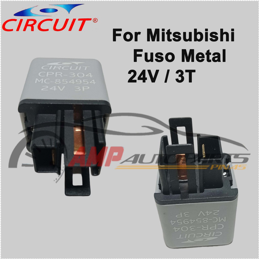 HEAD LIGHT RELAY / POWER RELAY FOR MITSUBISHI FUSO METAL 24V / 3T