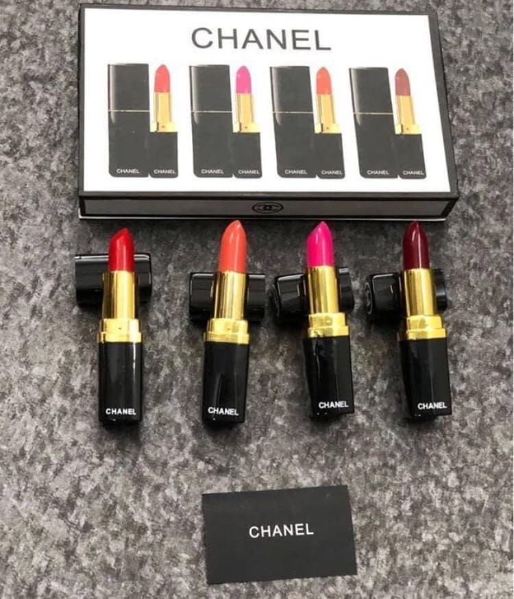 chanel 4 lipstick set