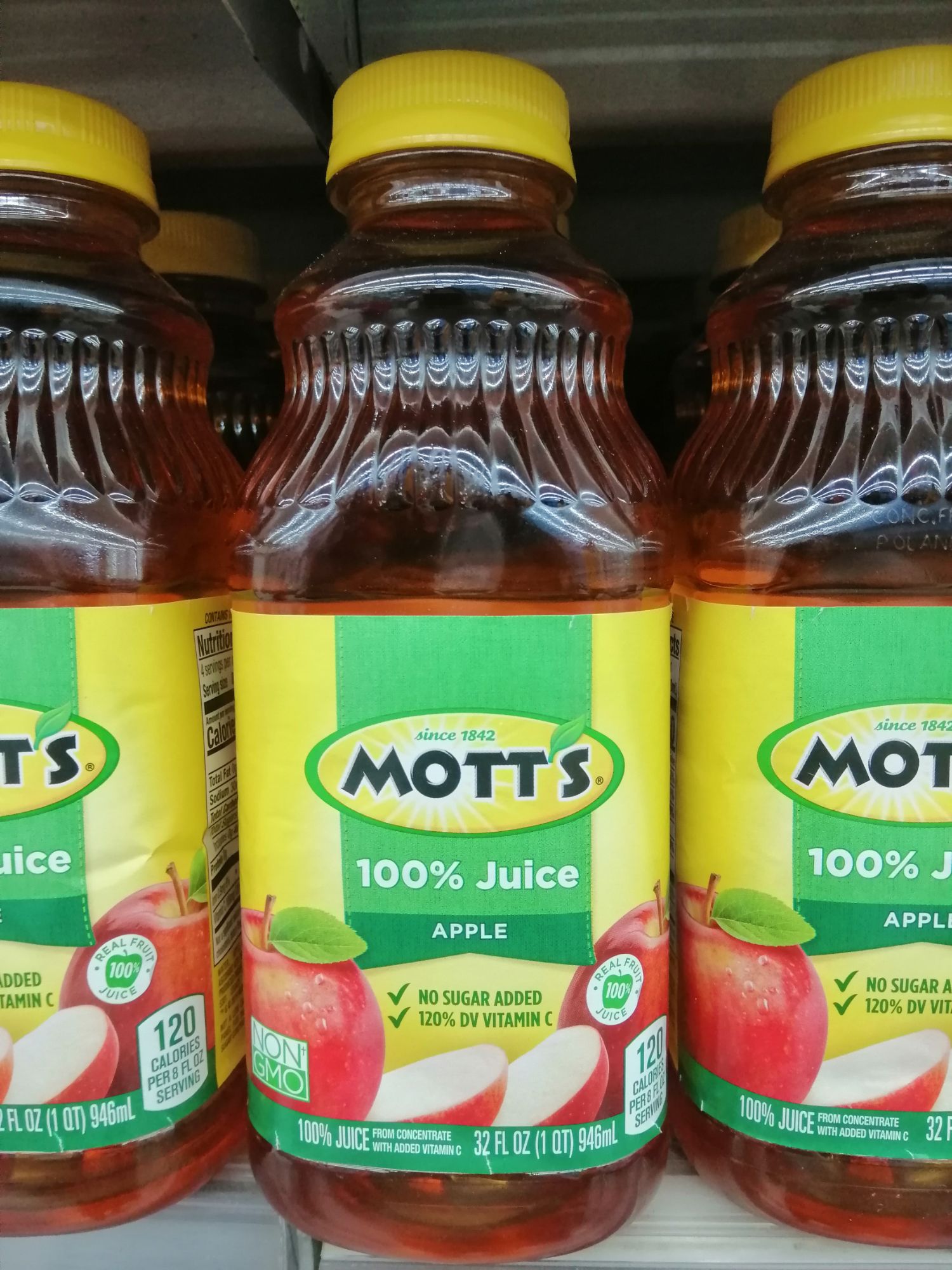 Quench Your Thirst With Mott's Delicious Apple Juice, Now In A Jumbo Size