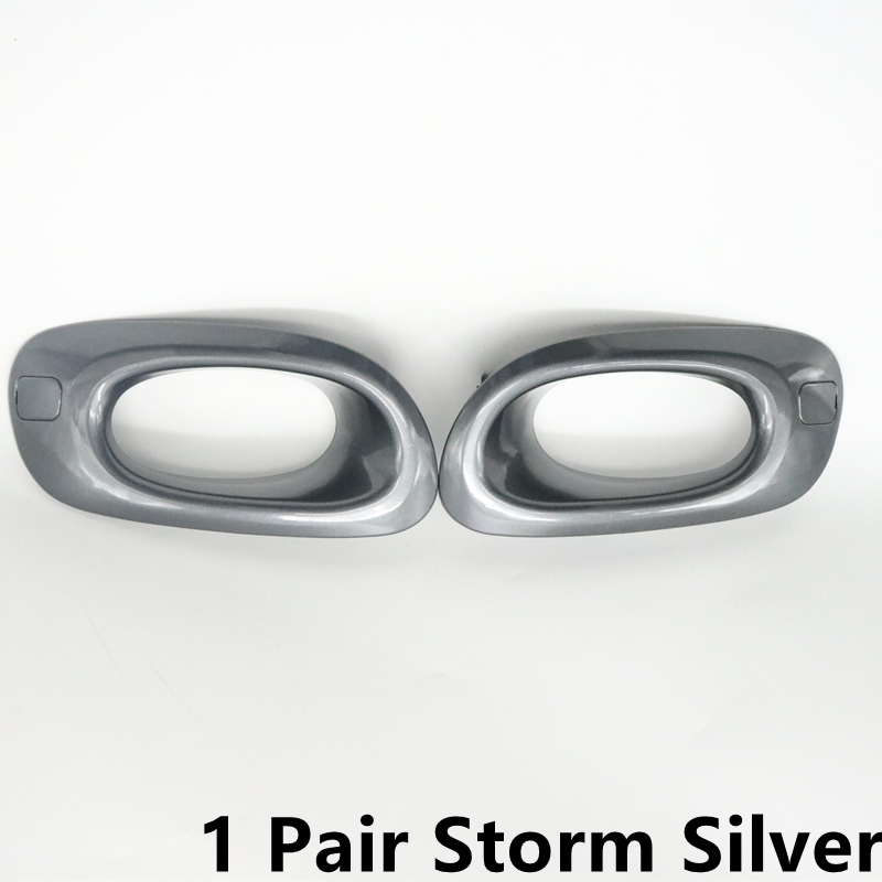 Front Bumper Fog Lights Cover Hood Frame Foglamp Surround For Honda FIT