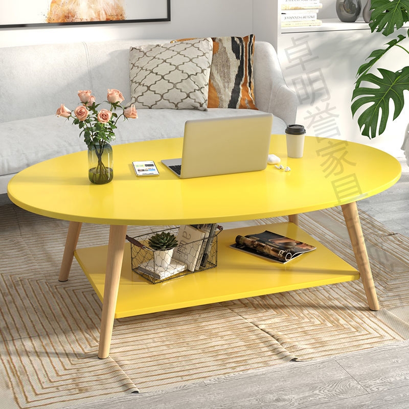 Nordic Style Simple Table Round Coffee Table Set Center Table Living