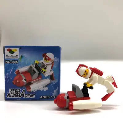 [XLH Toys] Building blocks Submarine No.905 Birthday gift series toys