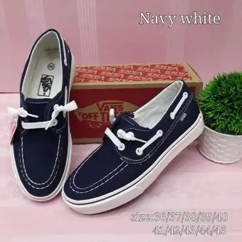 vans top sider black