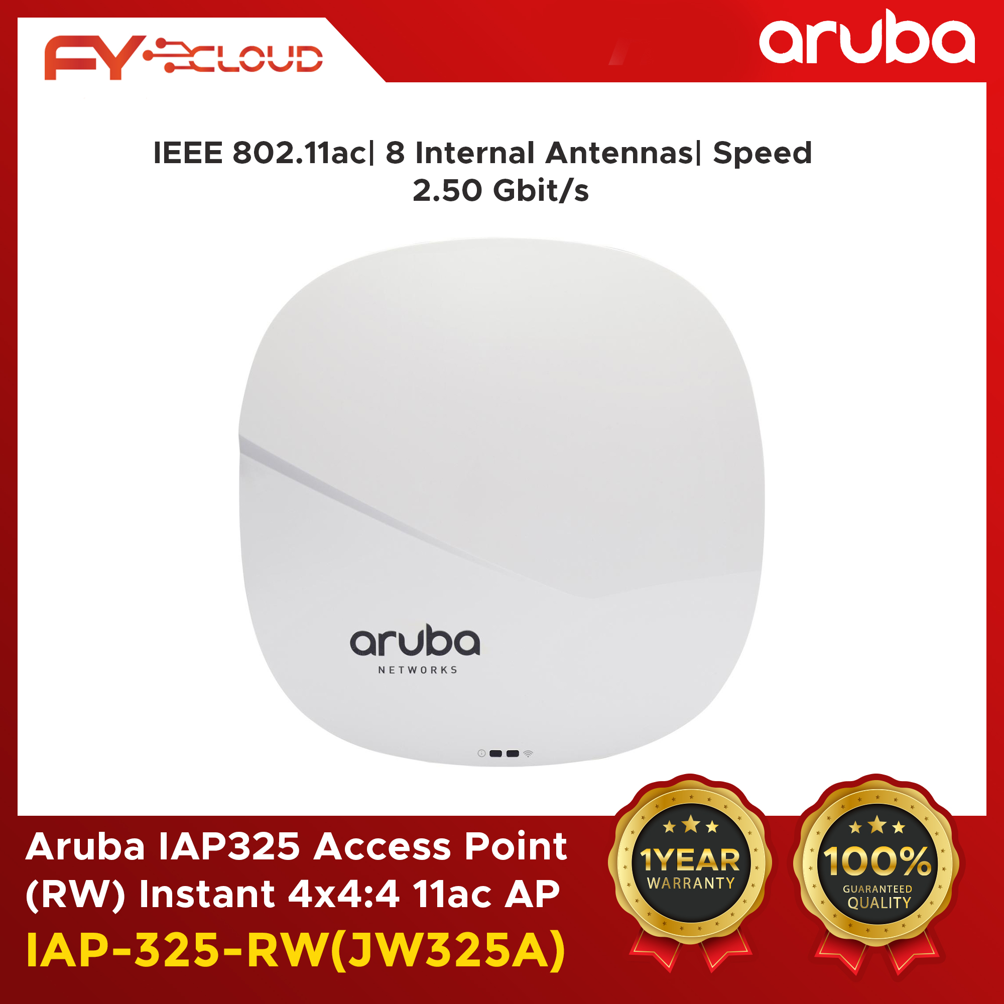 Aruba|HPE JW325A - Aruba IAP325 Access Point|Aruba Instant IAP-325 (RW ...