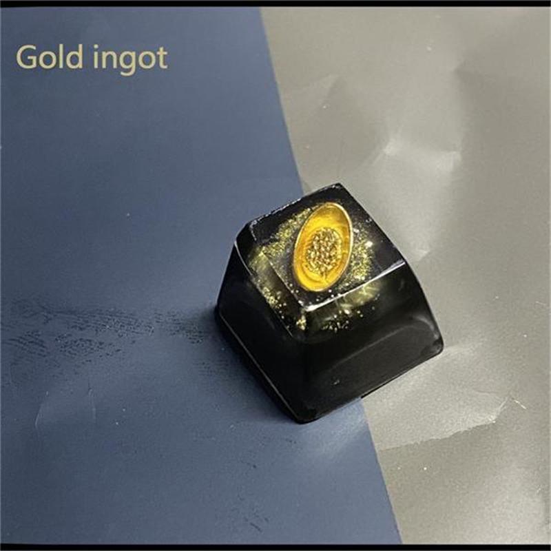 Gold Coin Copper Resin Keycaps For Mechanical Keyboard Custom Keycap ...