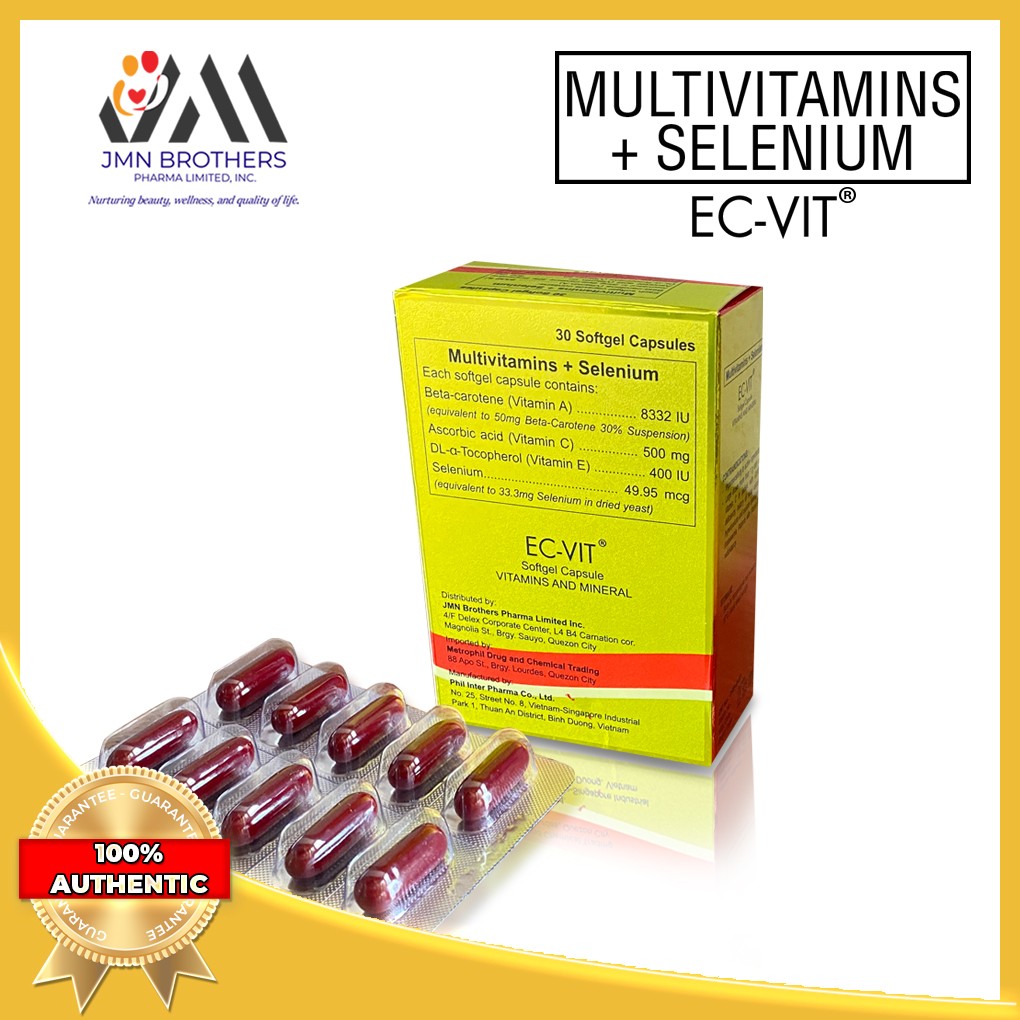 ECVit Multivitamins + Selenium Lazada PH