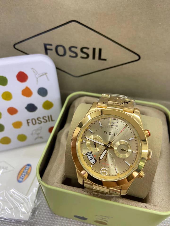 Fossil MEN'S watch Gold | Lazada PH