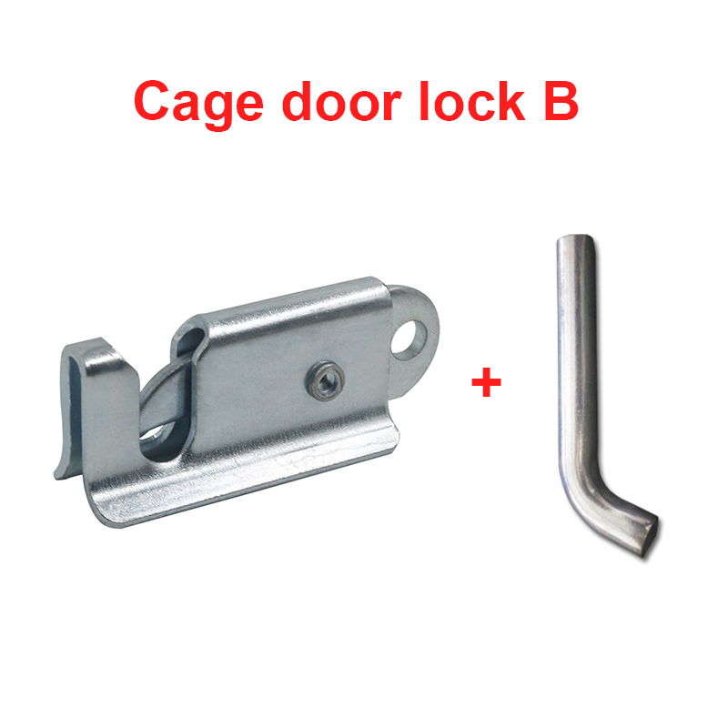 2 In 1 Automatic cage Door Latch Door Buckle for pig Door Lock for Dog