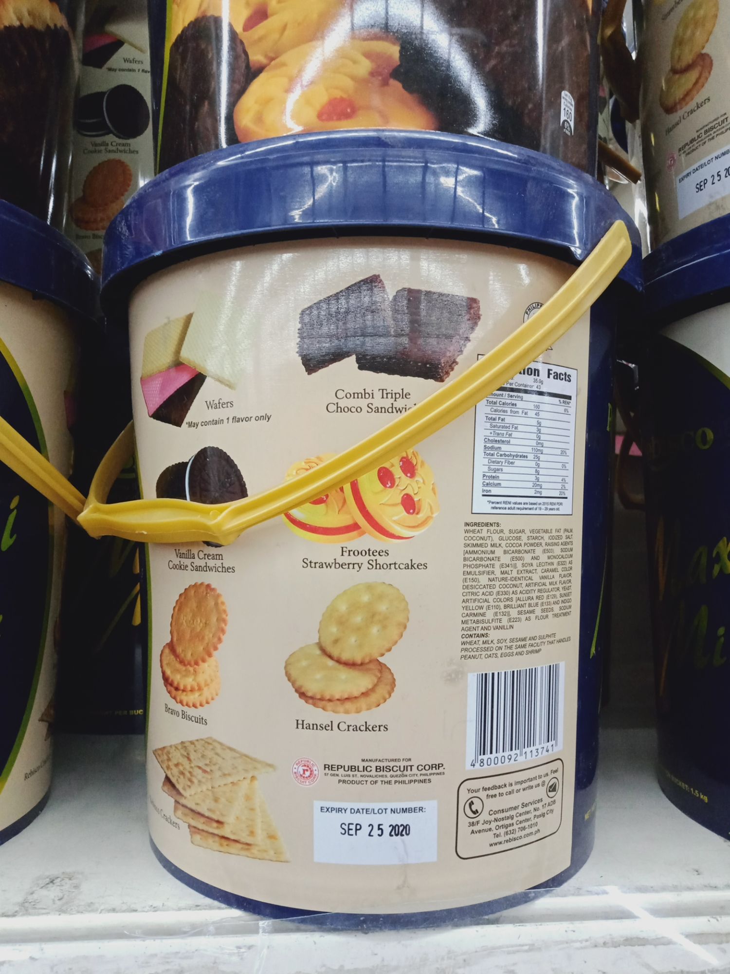 Rebisco Maxi Mix 1.5kg Assorted biscuit Lazada PH