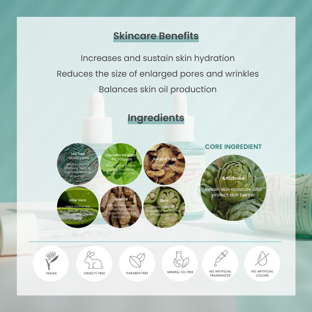 AXISY Artichoke Intensive Skin Barrier Ampoule 30ml [Skincare Korean