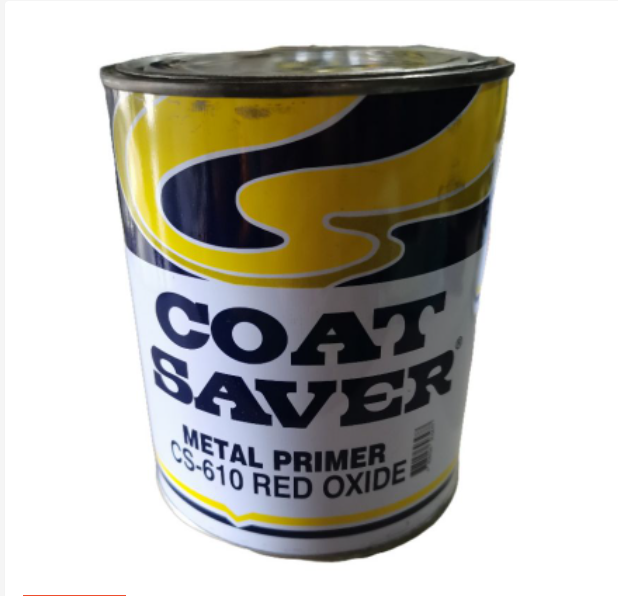Coat Saver Epoxy Primer Gray, Red Oxide, Metal Primer Gray 1 Liter
