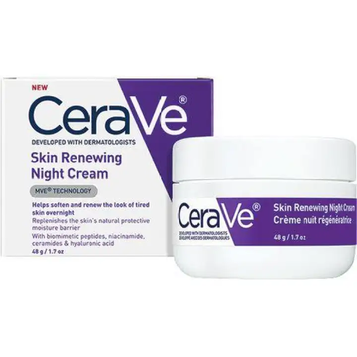 cerave niacinamide night cream