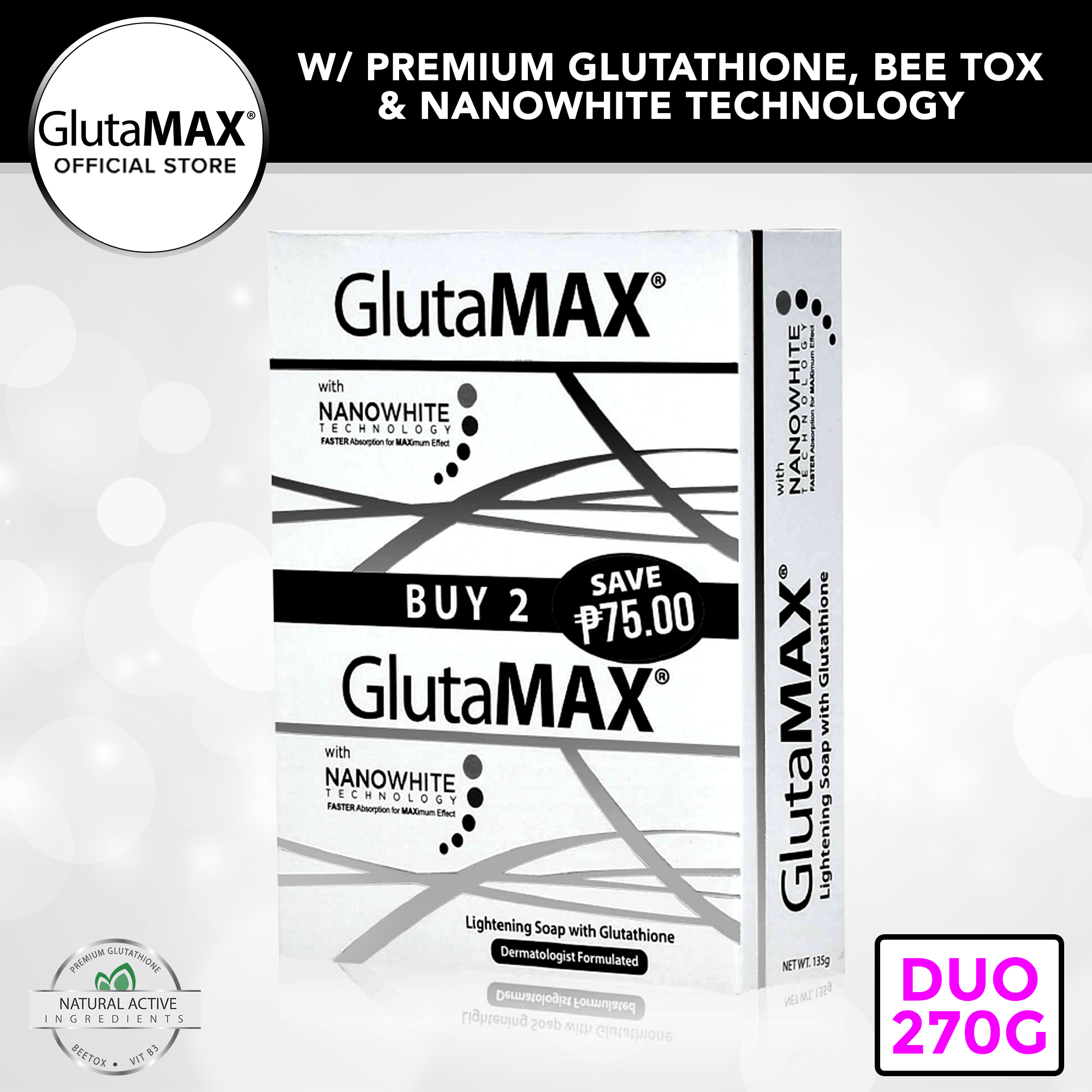 glutamax glutathione Consistency is the foundation of lasting skin results. GlutaMax Capsules  are designed to support your skin from within, helping maintain a clearer  and more refreshed appearance over time. Make it a part
