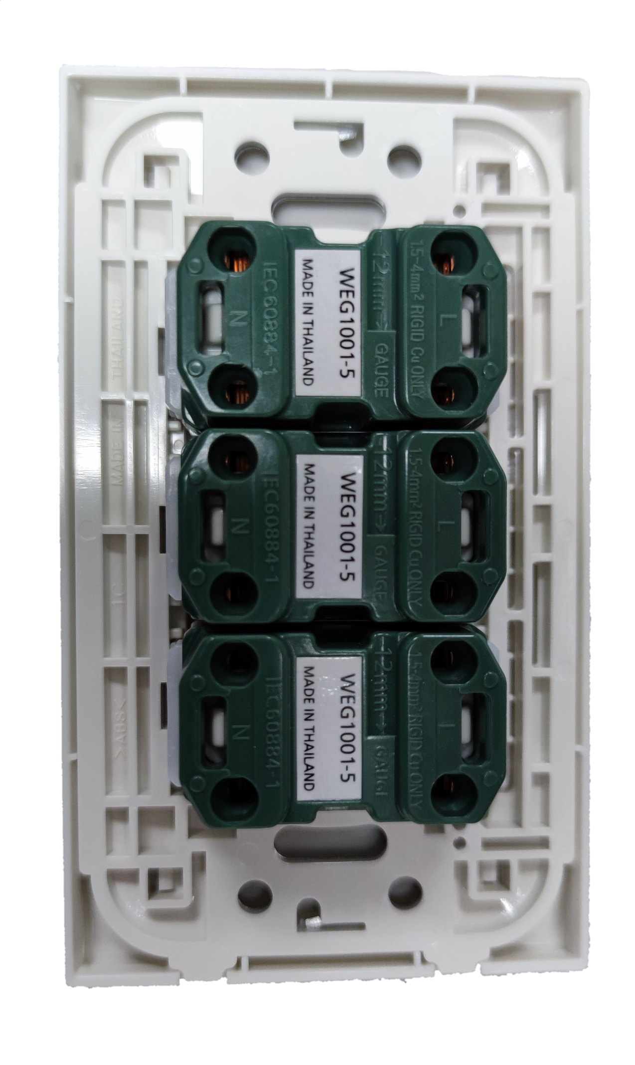 2 Gang Outlet, Convenience Outlet Flat Pin, C.O. Outlet Wall Outlet  WEG1001-5 / WEG6802 ( Panasonic)
