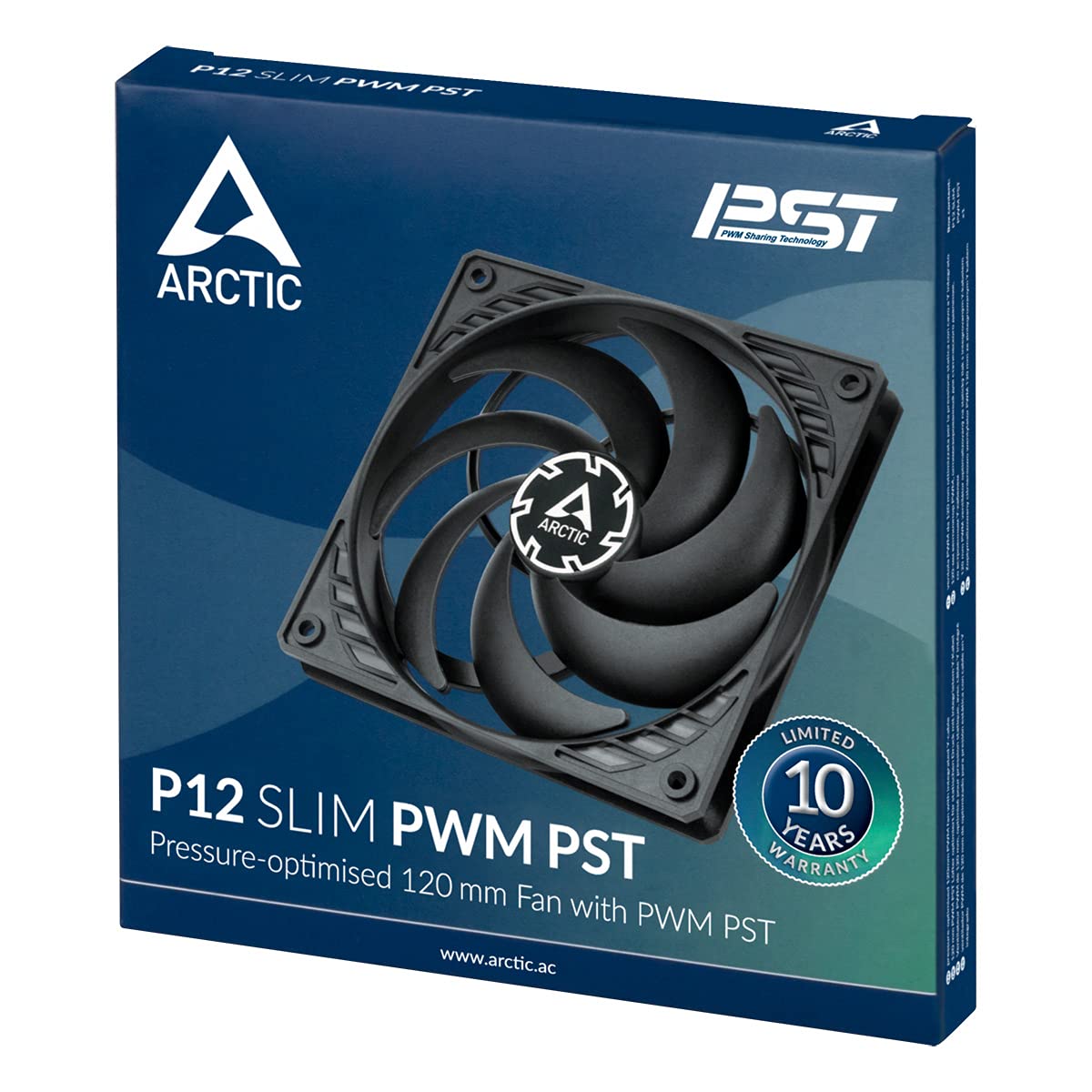 ARCTIC P12 / P14 SLIM PWM PST 120 & 140mm Case Fan with PWM Sharing