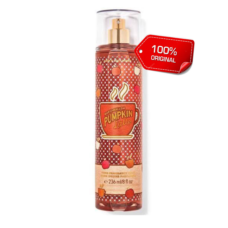BBW MARSHMALLOW PUMPKIN LATTE Fragrance Mist 236mL Marshmallow