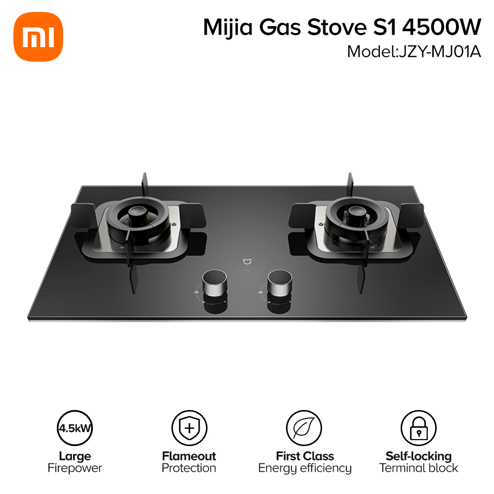 XIAOMI Mijia Gas Stove S1 ExplosionProof Glass Panel Gas Stove LPG