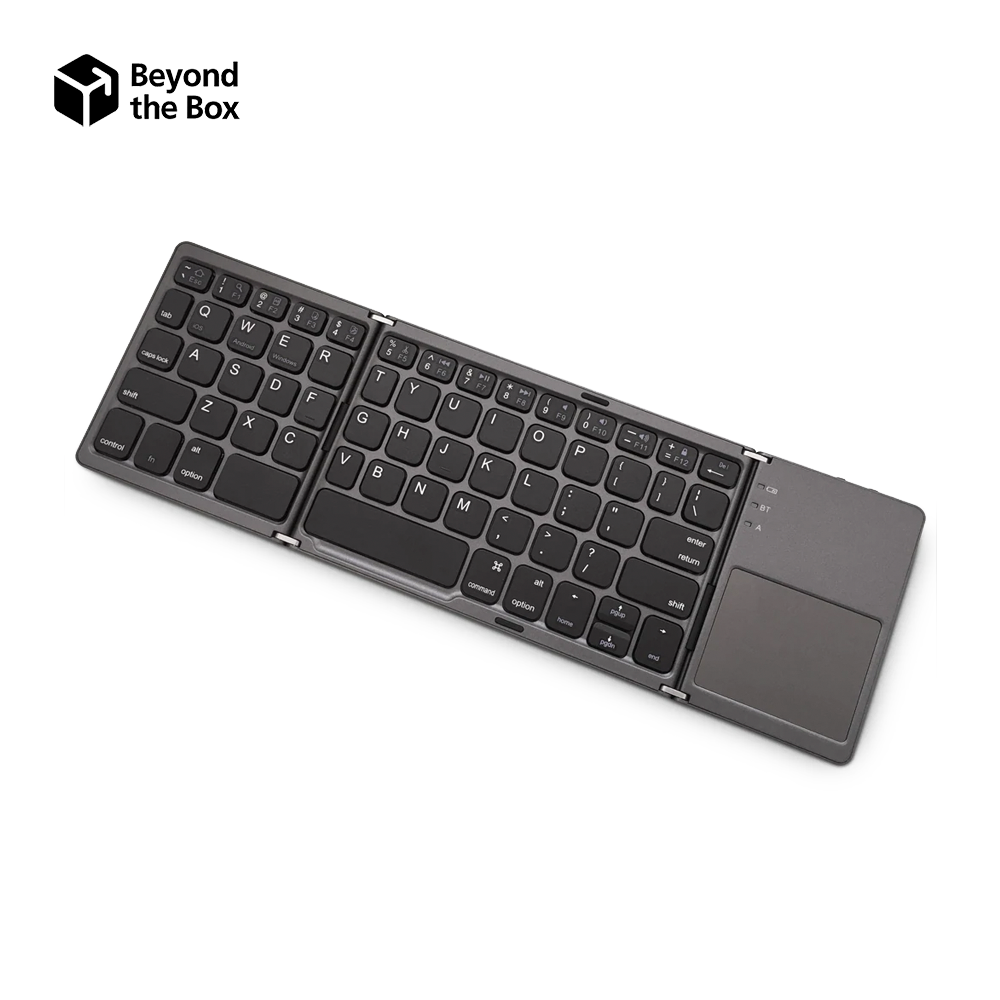 Casestudi Foldboard Touch Foldable Keyboard with Touchpad Black