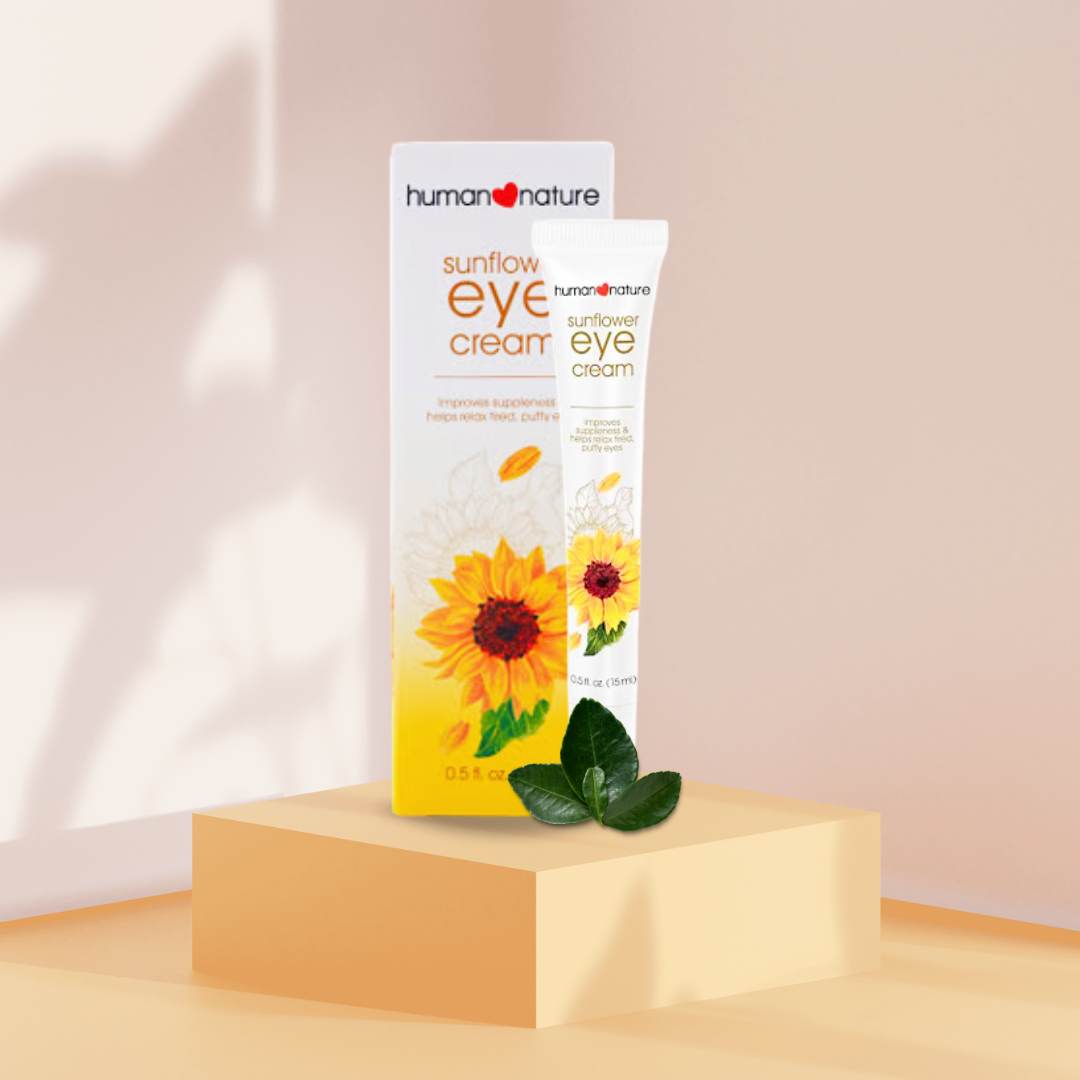 Human Nature Sunflower Eye Cream / 15ml / Reduce Eye Dark Circles