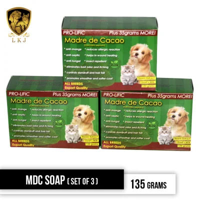 Prolific Madre de Cacao Organic Soap for Cat and Dog 135g Set of 3