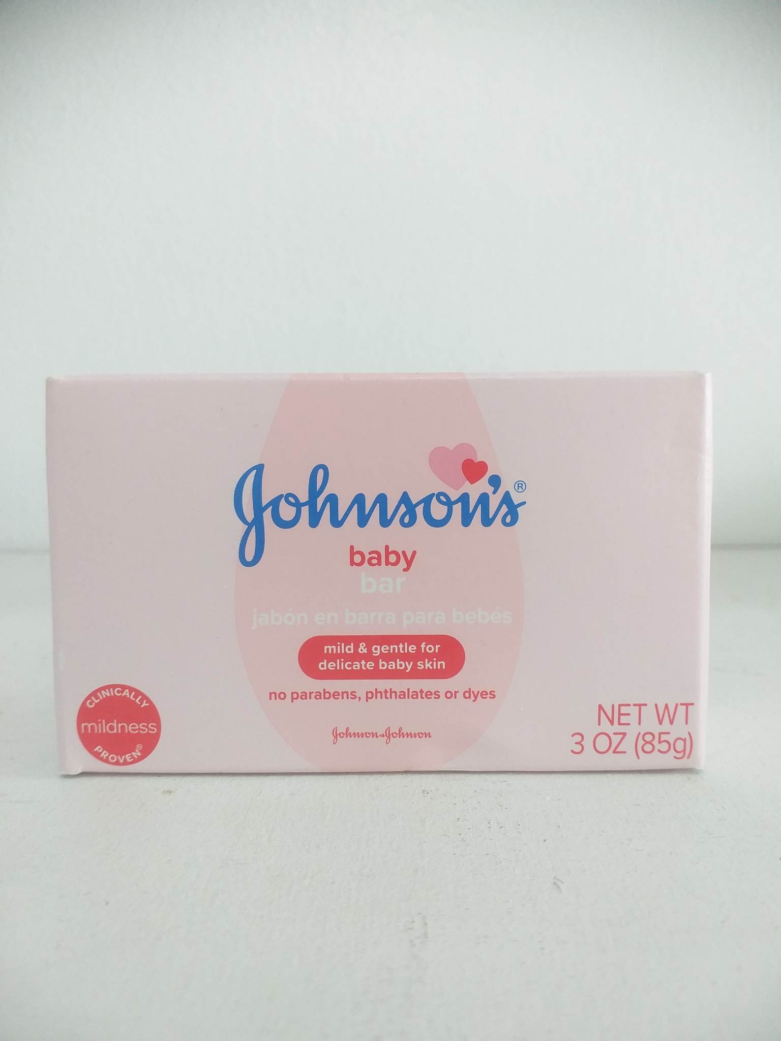 Johnson's Baby Bar Soap Mild & Gentle for Baby Bath, Suitable for the