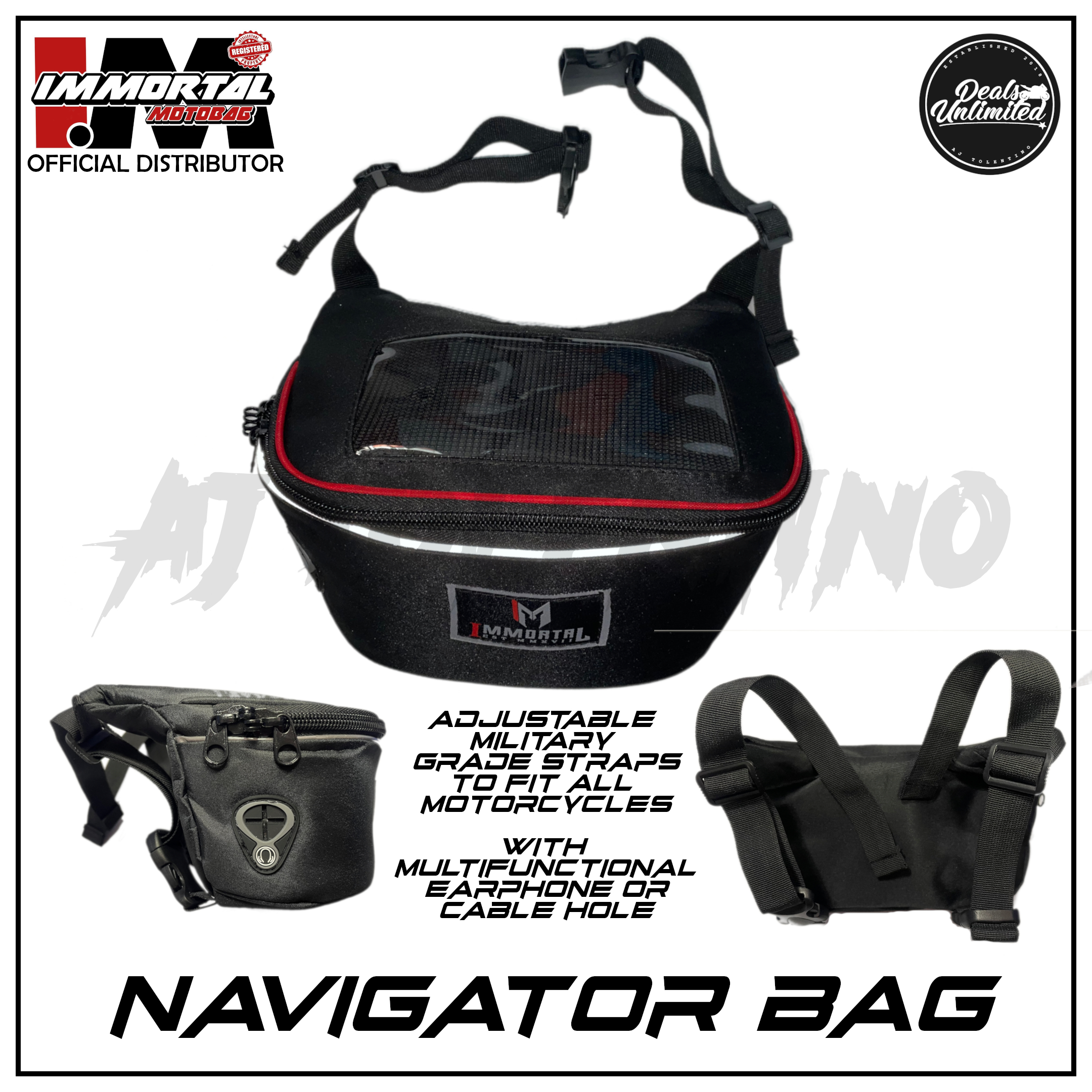 uron motorcycle bag