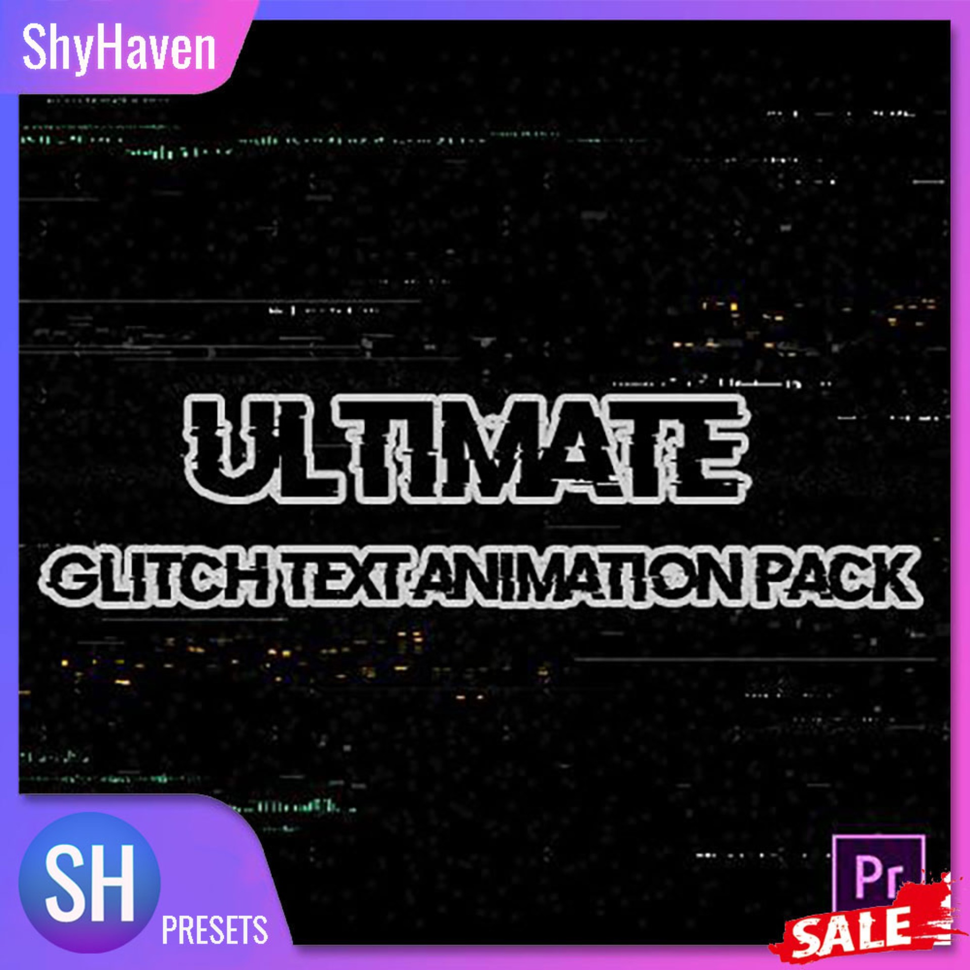 Ultimate Glitch Text Animation Pack for Premiere Pro | Lazada PH