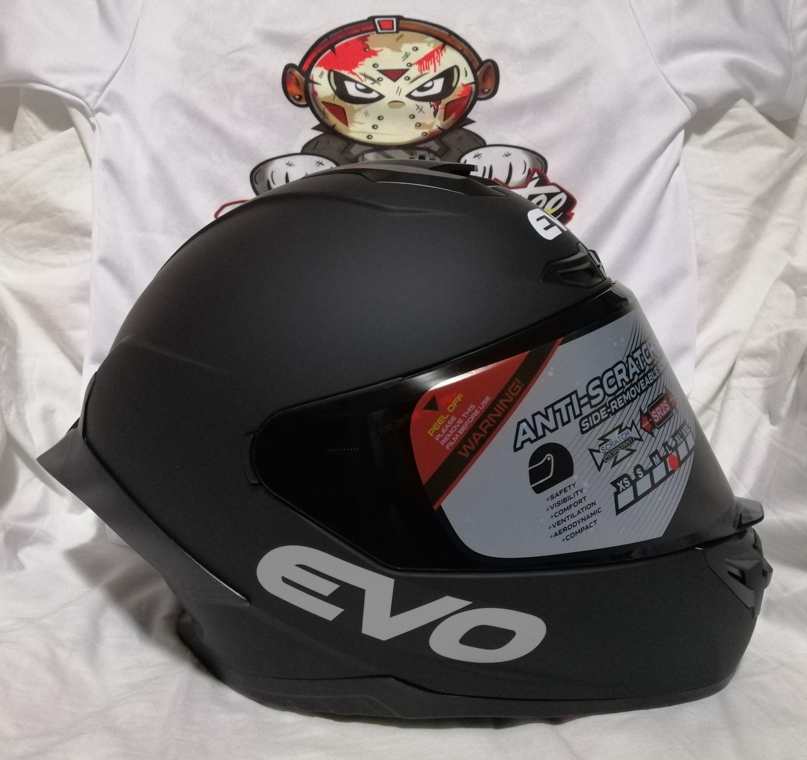 EVO XR 03 Matte Black Single Visor XR03 Helmet Large Lazada PH