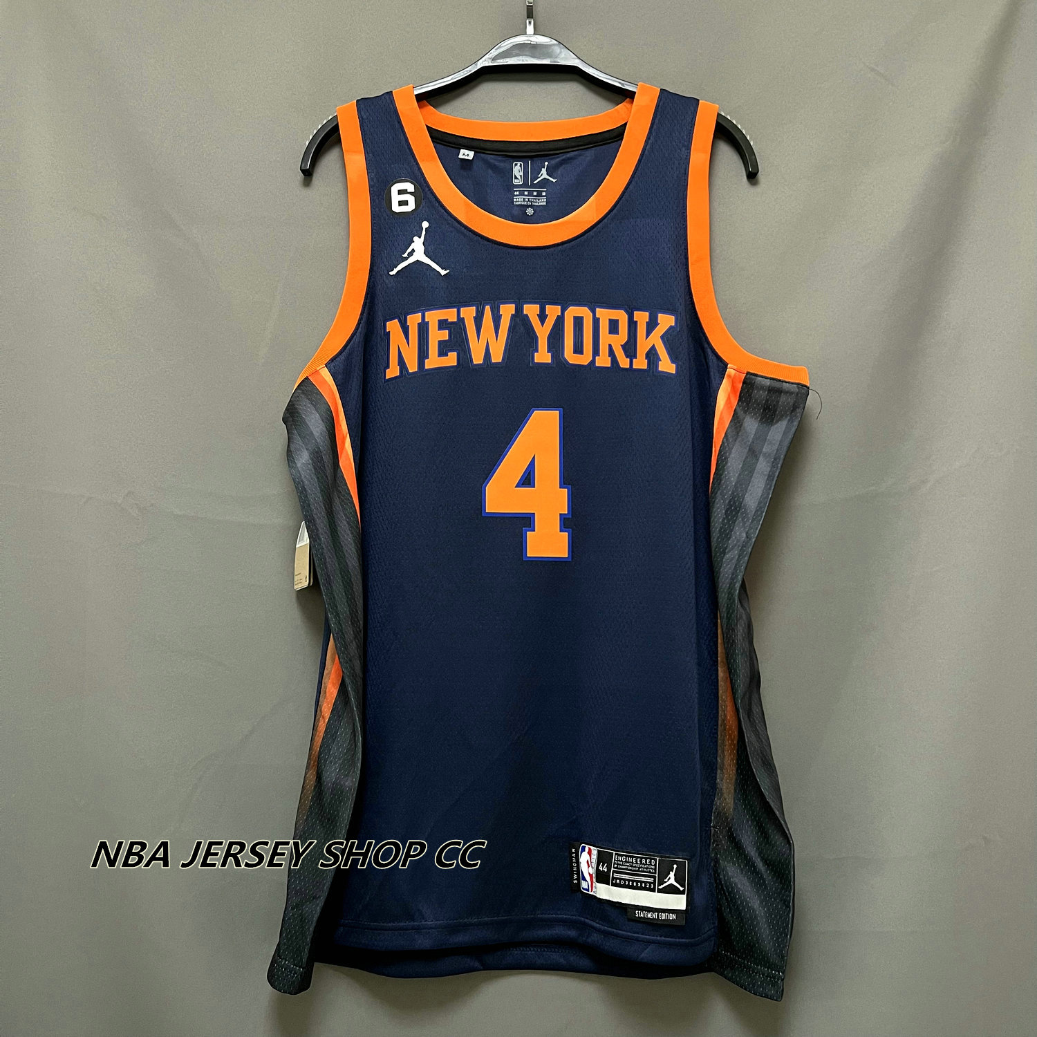 Nike Men's New York Knicks Derrick Rose #4 Blue Dri-Fit Swingman Jersey, Medium