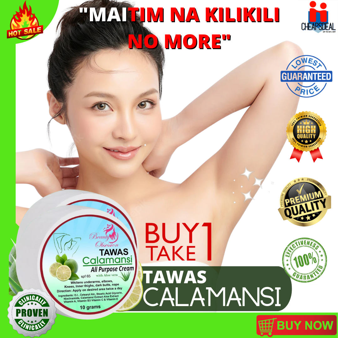 [ORIGINAL] B1T1 TAWAS CALAMANSI ALL PURPOSE WHITENING CREAM 10G 100
