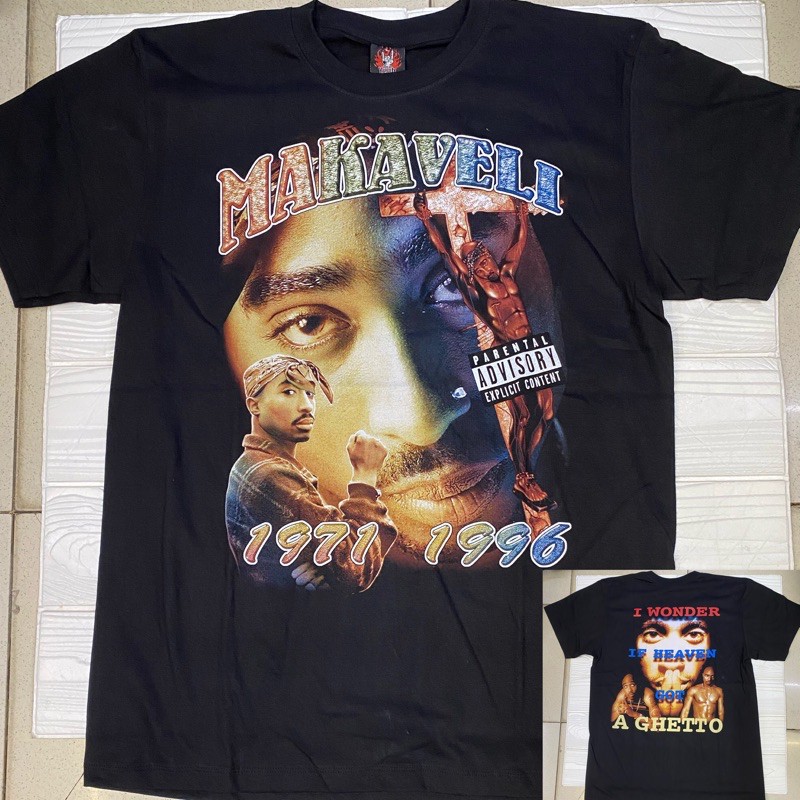 Tupac Makaveli Black Shirt | Lazada PH
