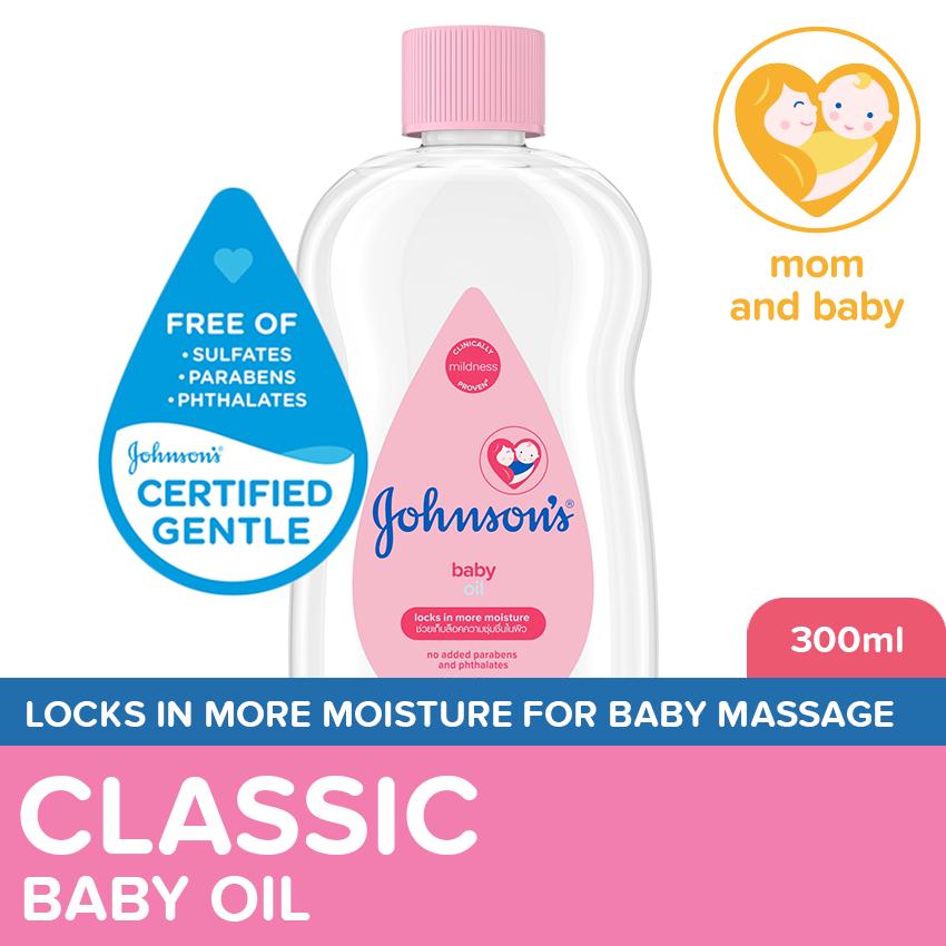 Johnson's Baby Oil 300ml Lazada PH